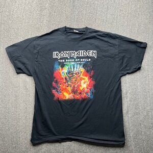 Iron Maiden T-Shirt Mens XL? Black 2017 Book of Souls North America Tour Ghost